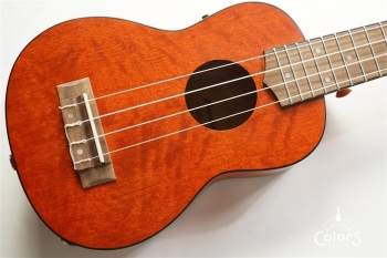 Exotic Mahogany Soprano Ukulele w/EQ